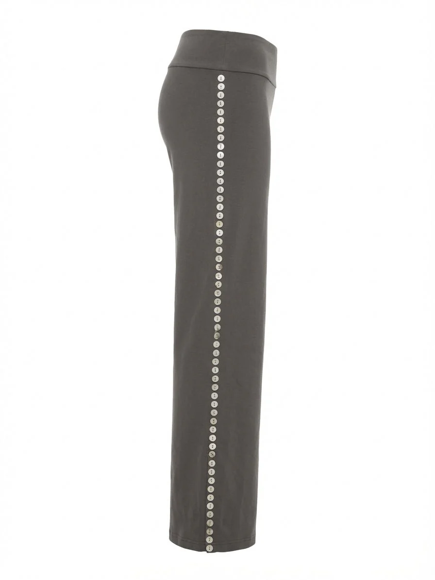 MAEVE SHELL BUTTONS PANTS IN SMOKE - Image 9